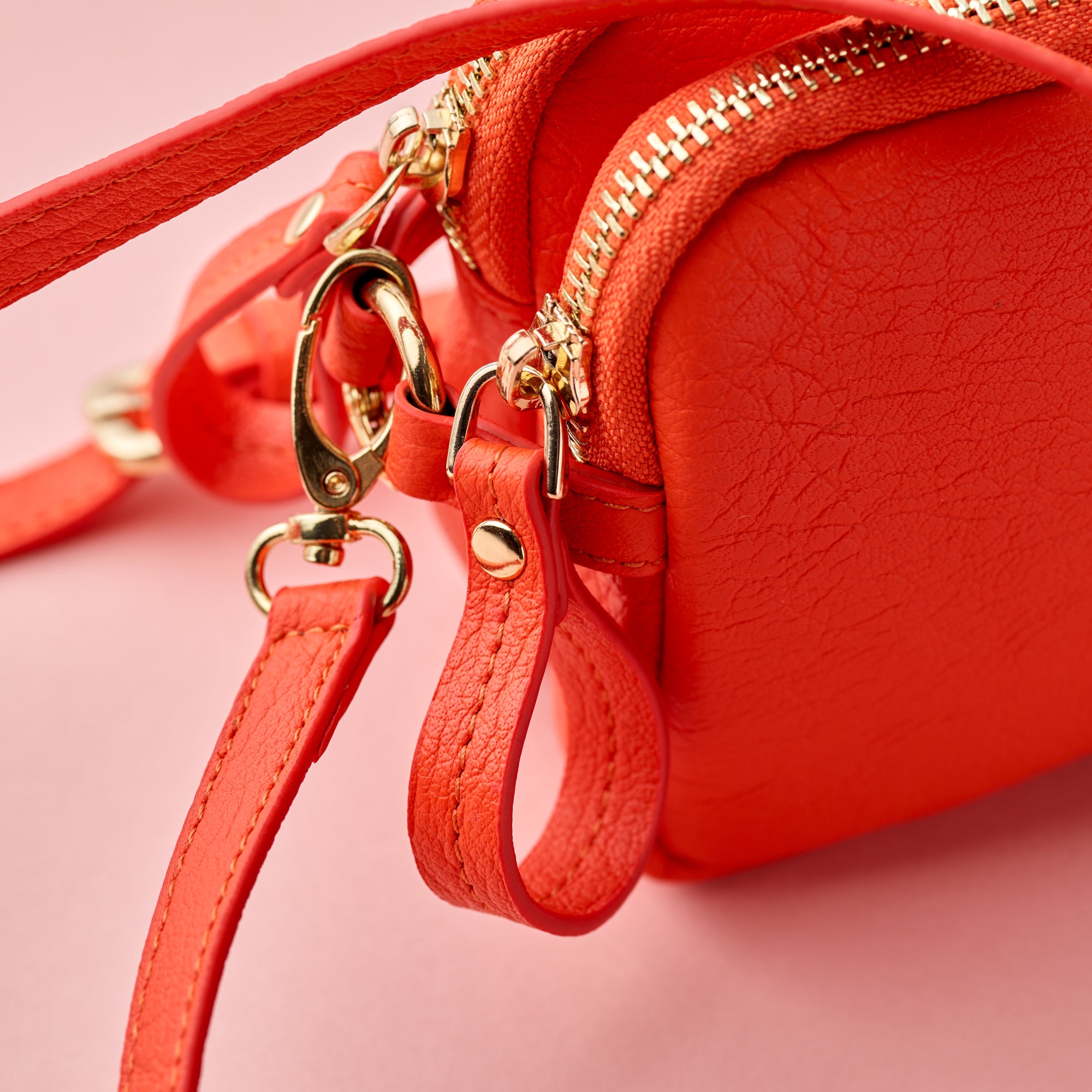 2 zip Flossy cross body