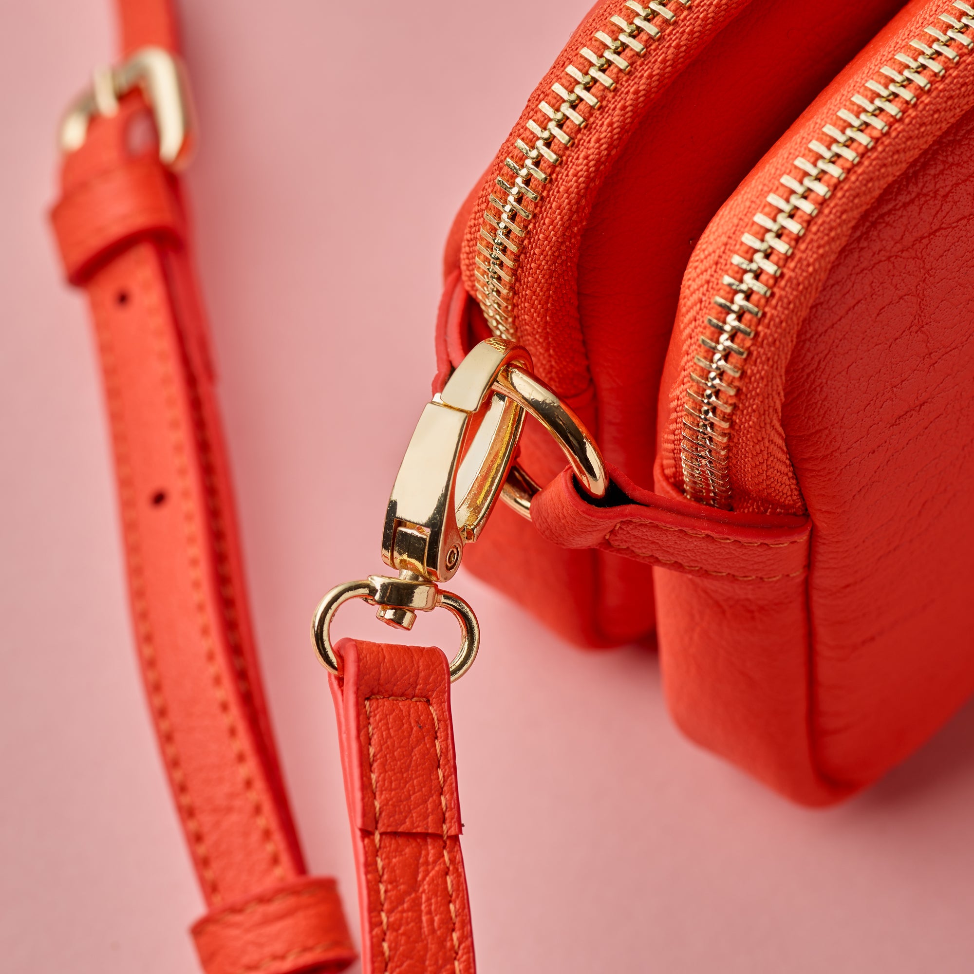 2 zip Flossy cross body