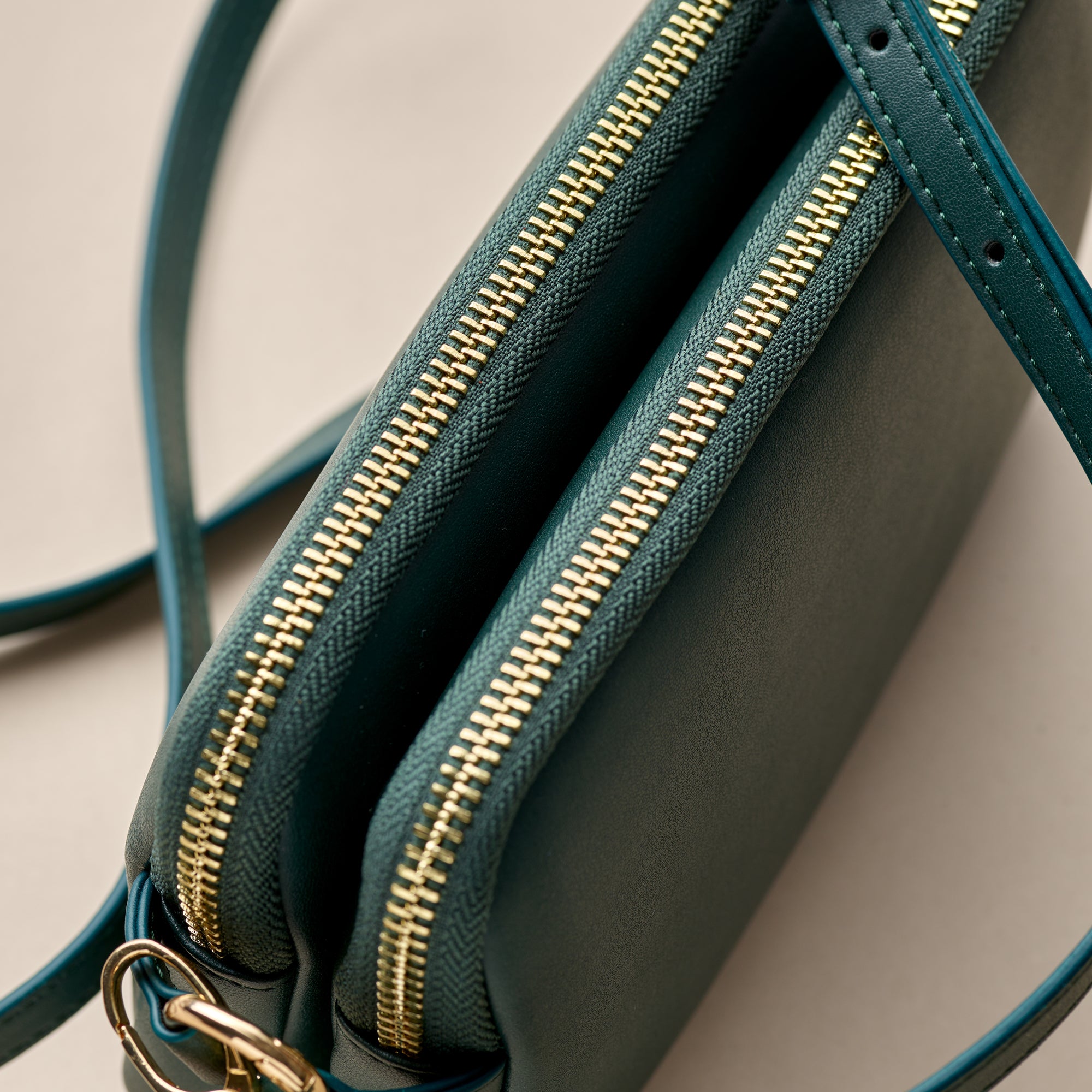 2 zip Meggie cross body bag