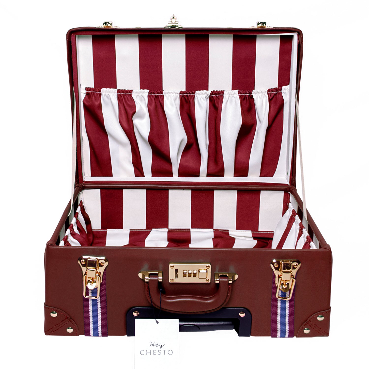 The Cambridge Burgundy Suitcase