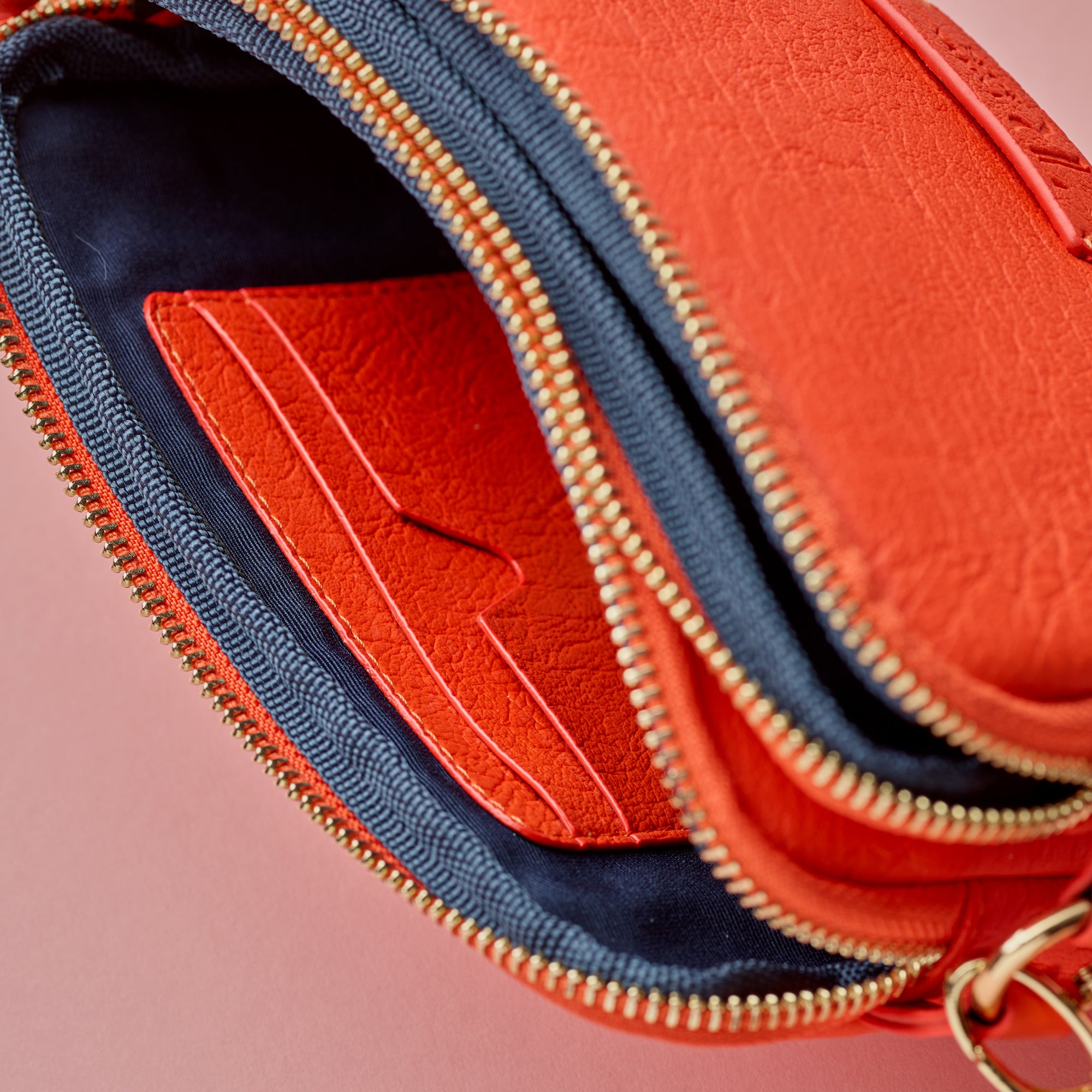 2 zip Flossy cross body