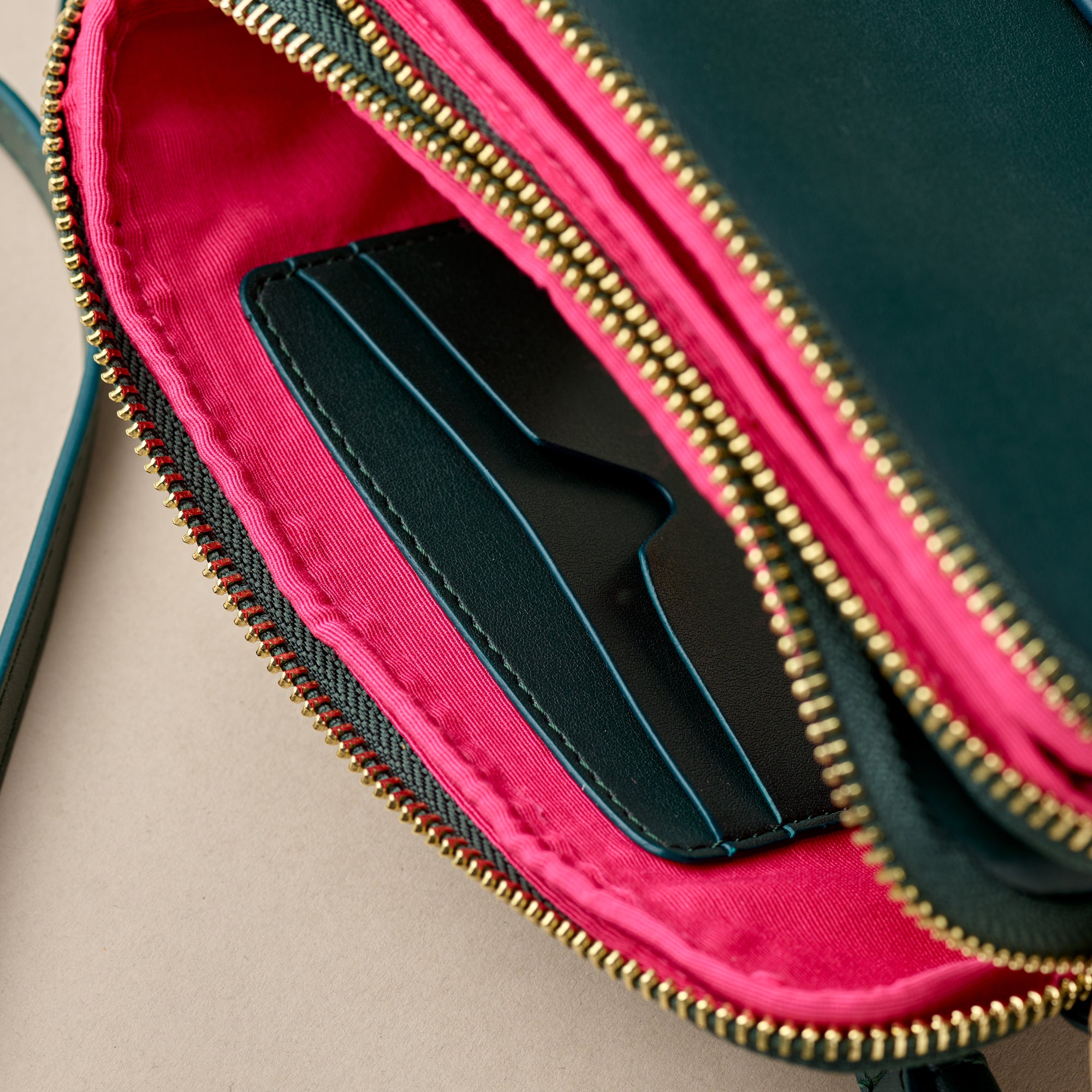 2 zip Meggie cross body bag